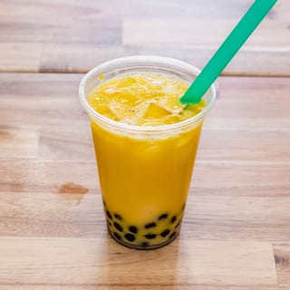 E-4 Mango Bubble Milk Tea (芒果珍珠奶茶)